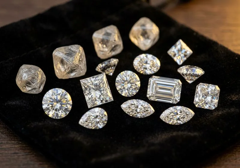 High-grade certified diamond representing an investment-grade stone